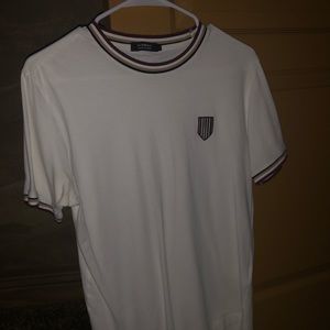 White Burberry Ringed Tee